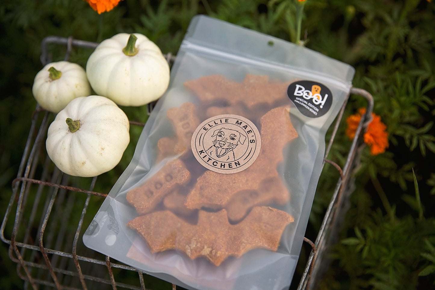 Bats and Boos Halloween Dog Treats | All-Natural Handmade 5oz bag