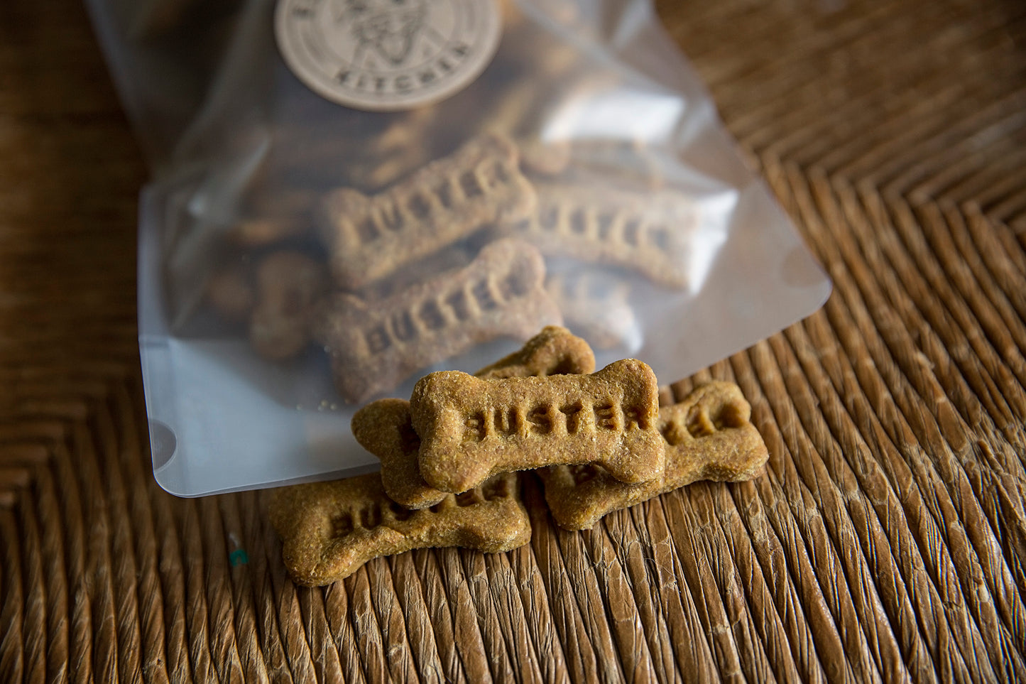 Personalized Dog Treats | All-Natural Handmade 5oz bag